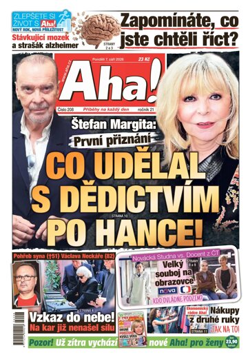 Obálka e-magazínu AHA! 7.9.2026