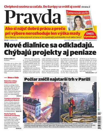 Obálka e-magazínu Pravda 13. 10. 2026