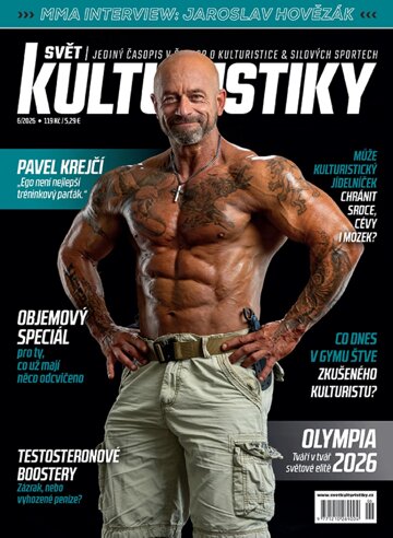 Obálka e-magazínu Svět Kulturistiky 6/2026