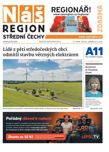Obálka e-magazínu Náš Region - Střední Čechy 43/2026