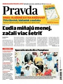 Obálka e-magazínu Pravda 10.7.2012