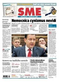 Obálka e-magazínu SME 18.9.2013