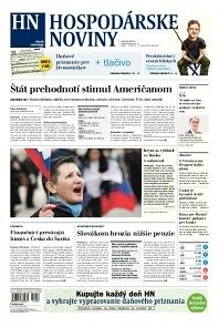 Obálka e-magazínu Hospodárske noviny 07.03.2014