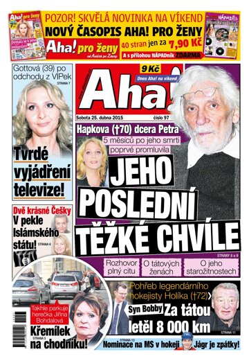 Obálka e-magazínu AHA! 25.4.2015