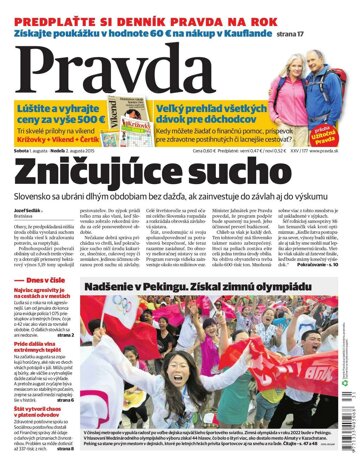 Obálka e-magazínu Pravda 1. 8. 2015