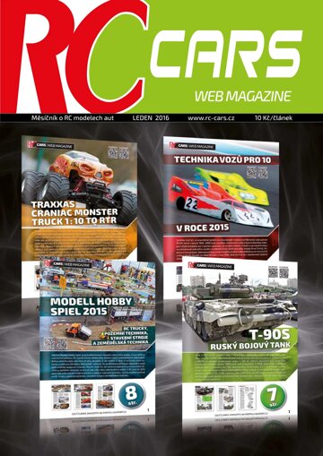 Obálka e-magazínu RC cars web 1/16