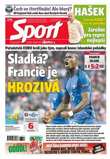 Obálka e-magazínu Sport 4.7.2016