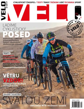 Obálka e-magazínu Velo 4/2017