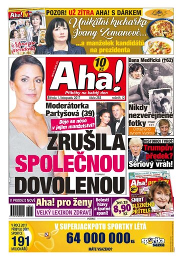 Obálka e-magazínu AHA! 1.11.2017