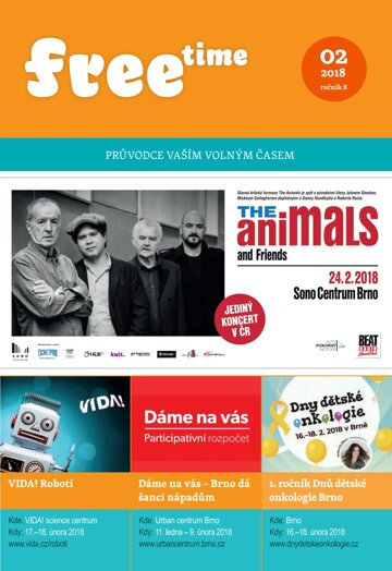 Obálka e-magazínu freetime 2/2018