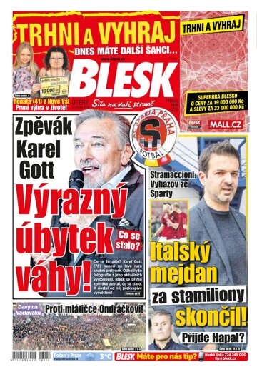 Obálka e-magazínu Blesk 6.3.2018