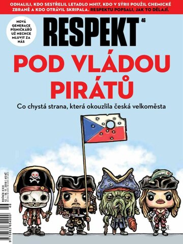 Obálka e-magazínu Respekt 46/2018