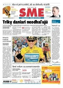 Obálka e-magazínu SME 23.10.2012