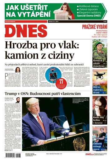 Obálka e-magazínu MF Dnes 25.9.2019