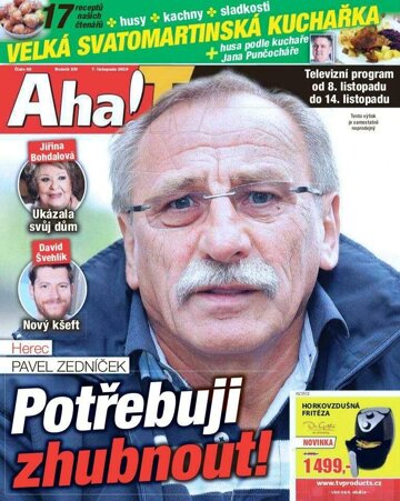 Obálka e-magazínu AHA! Tv - 7.11.2019