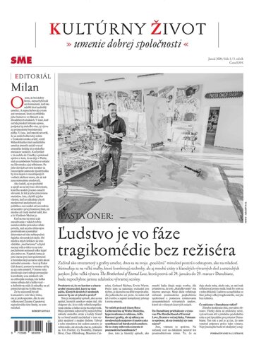 Obálka e-magazínu SME Kultúrny život 17/1/2020