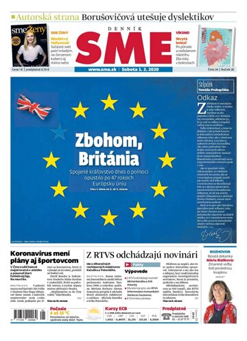 Obálka e-magazínu SME 1.2.2020