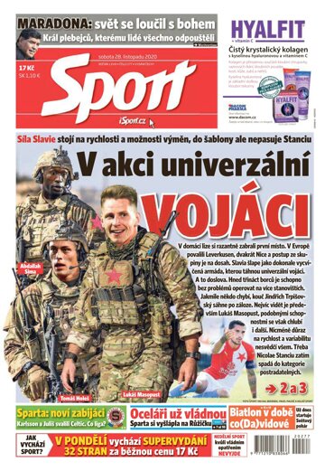 Obálka e-magazínu Sport 28.11.2020