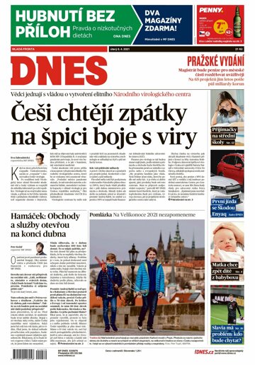 Obálka e-magazínu MF Dnes 6.4.2021