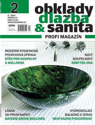Obálka e-magazínu Obklady, dlažba & sanita 2/2021