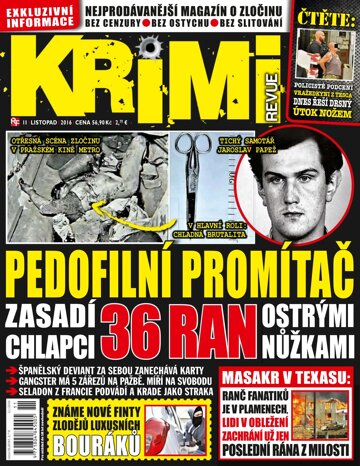 Obálka e-magazínu Krimi revue 11/16