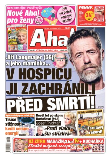 Obálka e-magazínu AHA! 26.4.2023