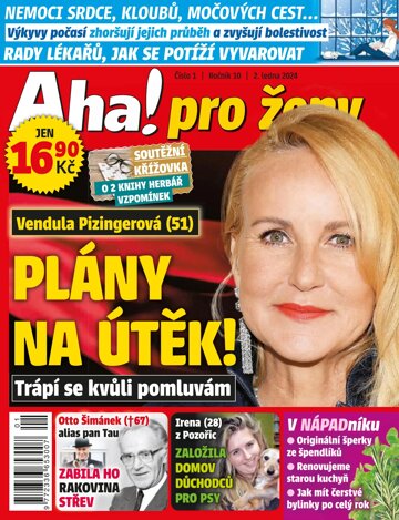 Obálka e-magazínu AHA! pro ženy 1/2024