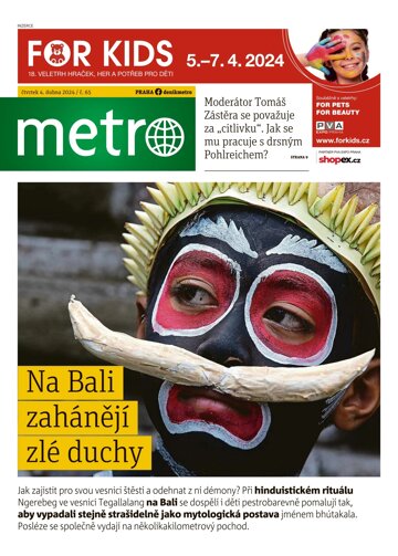 Obálka e-magazínu deník METRO 4.4.2024