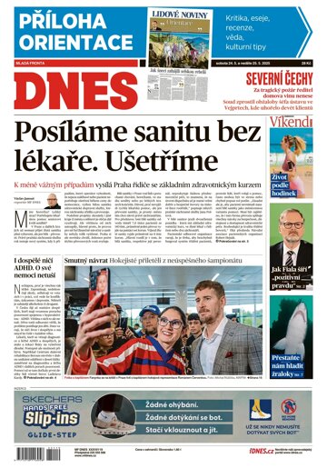 Obálka e-magazínu MF DNES Severní Čechy - 24.05.2025