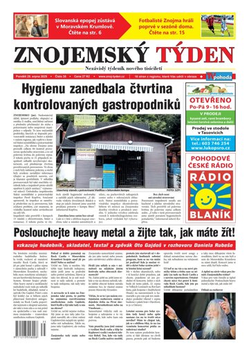 Obálka e-magazínu Znojemský týden 35/2025