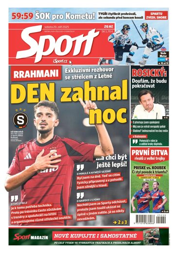 Obálka e-magazínu Sport 20.9.2025