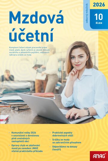 Obálka e-magazínu Mzdová účetní 2026 10/2026