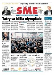 Obálka e-magazínu SME 27.2.2014