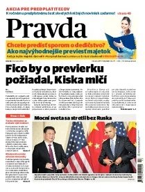 Obálka e-magazínu Pravda 25. 3. 2014