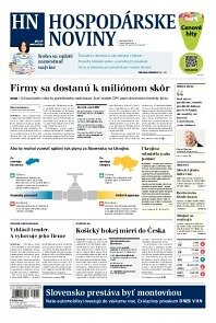 Obálka e-magazínu Hospodárske noviny 16.04.2014