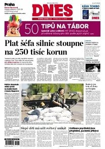Obálka e-magazínu MF Dnes 25.4.2014