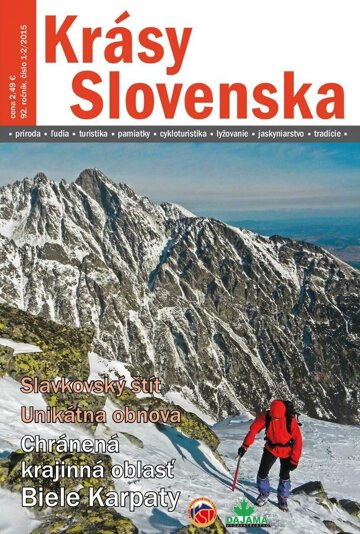 Obálka e-magazínu Krásy Slovenska 1-2/2015