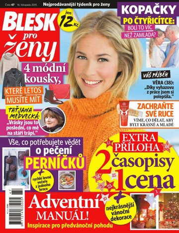 Obálka e-magazínu Blesk pro ženy 16.11.2015