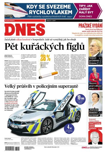 Obálka e-magazínu MF Dnes 31.5.2017