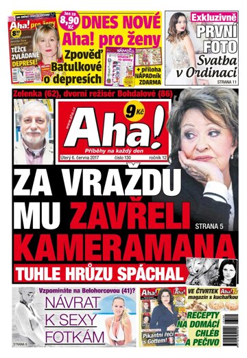 Obálka e-magazínu AHA! 6.6.2017