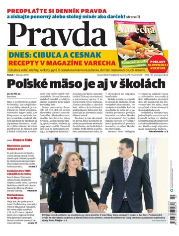 Obálka e-magazínu Pravda 1. 2. 2019