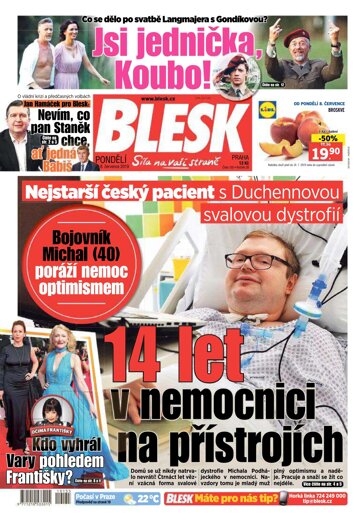 Obálka e-magazínu Blesk 8.7.2019