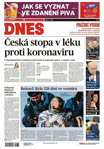 Obálka e-magazínu MF Dnes 7.2.2020