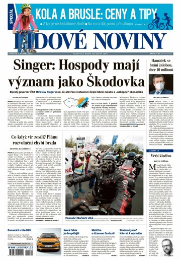 Obálka e-magazínu Lidové noviny 6.5.2021