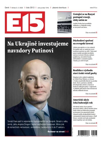 Obálka e-magazínu E15 2.2.2022