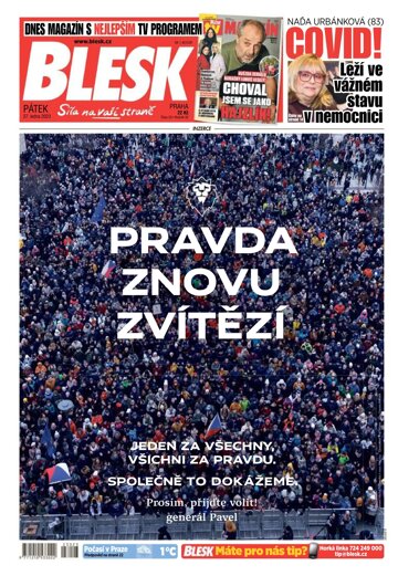 Obálka e-magazínu Blesk 27.1.2023