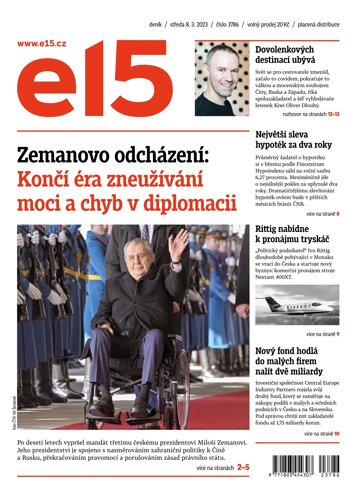 Obálka e-magazínu E15 8.3.2023