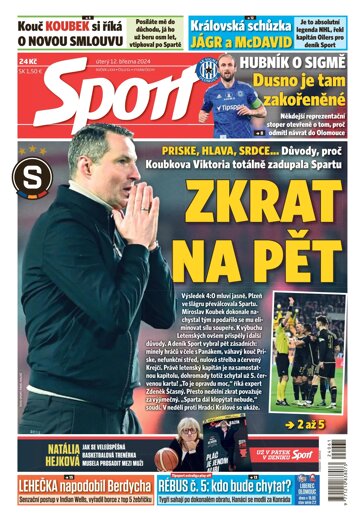 Obálka e-magazínu Sport 12.3.2024