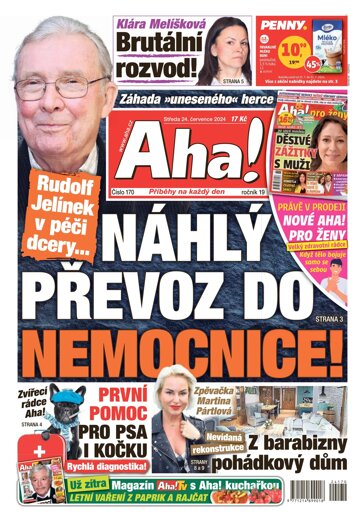 Obálka e-magazínu AHA! 24.7.2024