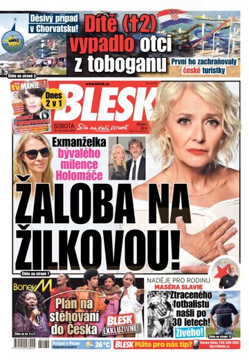 Obálka e-magazínu Blesk 26.7.2025